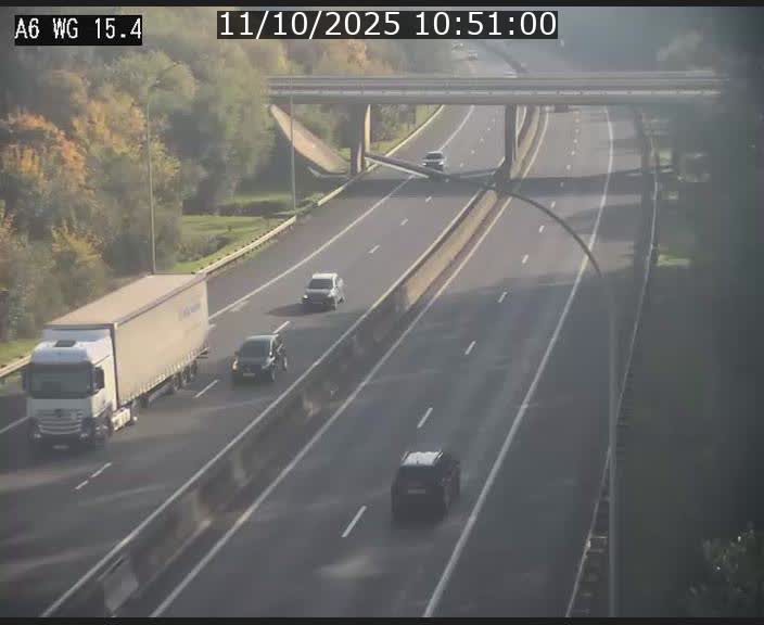 Traffic live webcam Luxembourg Capellen - A6 - BK 15.4 - direction Luxembourg/France/Allemagne