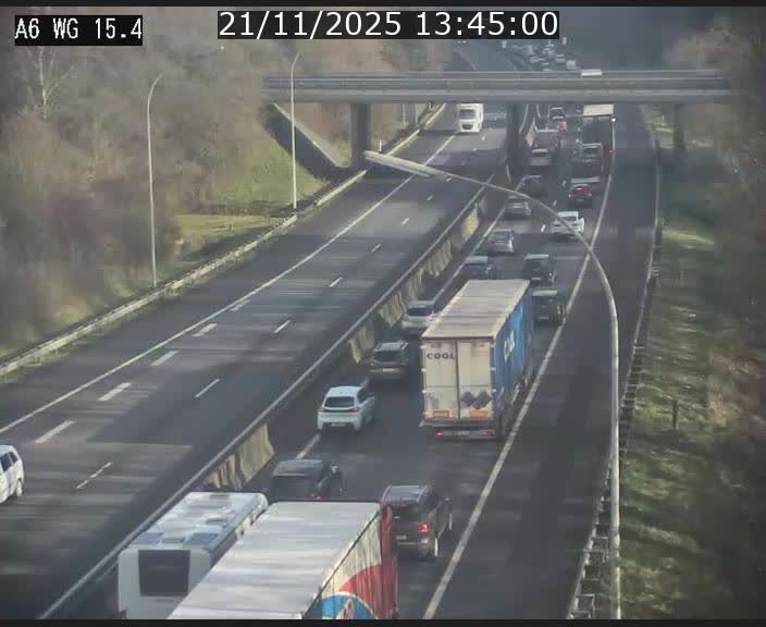 Traffic live webcam Luxembourg Capellen - A6 - BK 15.4 - direction Luxembourg/France/Allemagne