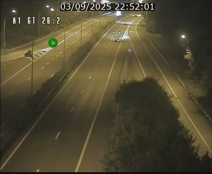 Traffic live webcam Luxembourg Grevenmacher - A1 direction Allemagne - BK 26.2