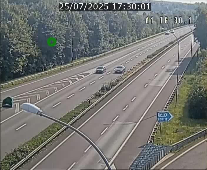 Traffic live webcam Luxembourg Grevenmacher - A1 direction Luxembourg - BK 30.1