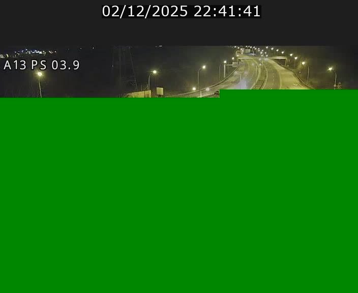 Traffic live webcam Luxembourg Differdange - A13 direction Esch-sur-Alzette - BK 3.9