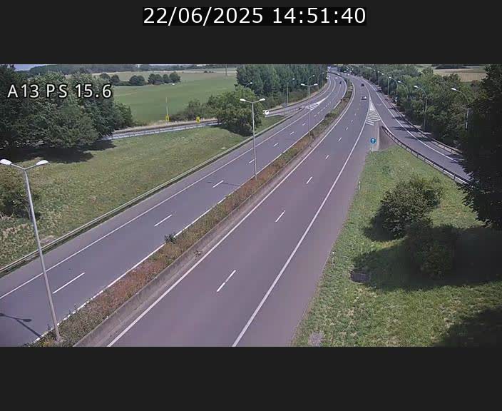 Traffic live webcam Luxembourg Kayl - A13 direction Dudelange - BK 15.6