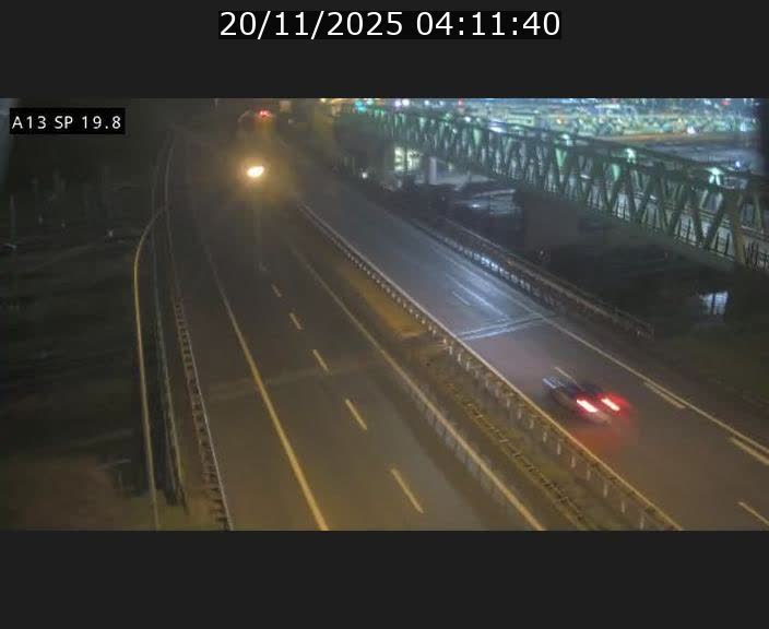 Traffic live webcam Luxembourg Croix de Bettembourg - A13 direction Esch-sur-Alzette - BK 19.8