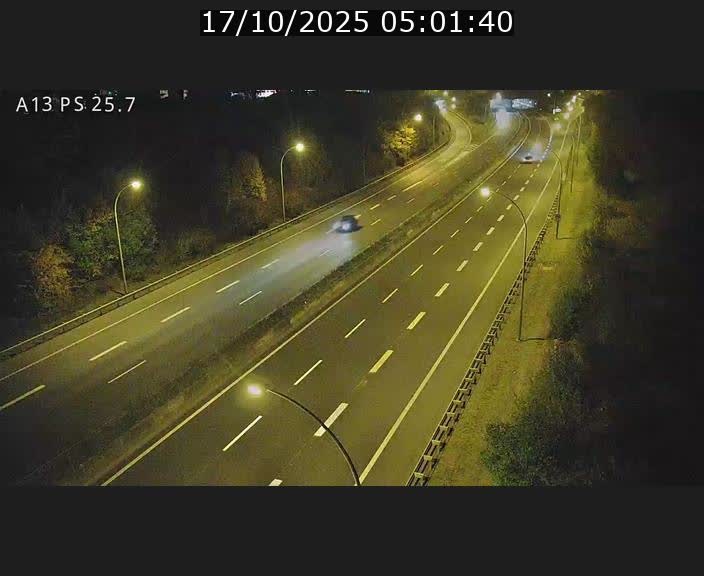 Traffic live webcam Luxembourg Frisange - A13 direction Allemagne - BK 26