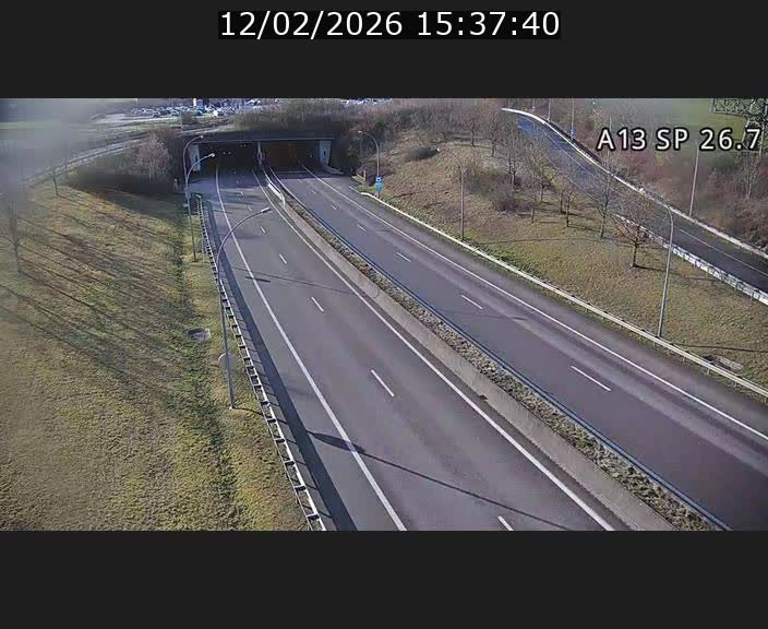 Traffic live webcam Luxembourg Frisange - A13 direction Luxembourg-ville - BK 26.7
