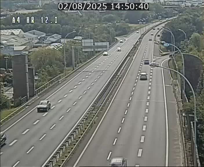 Traffic live webcam Luxembourg Jonction Foetz - A4 - BK 12.0 - direction Esch sur Alzette