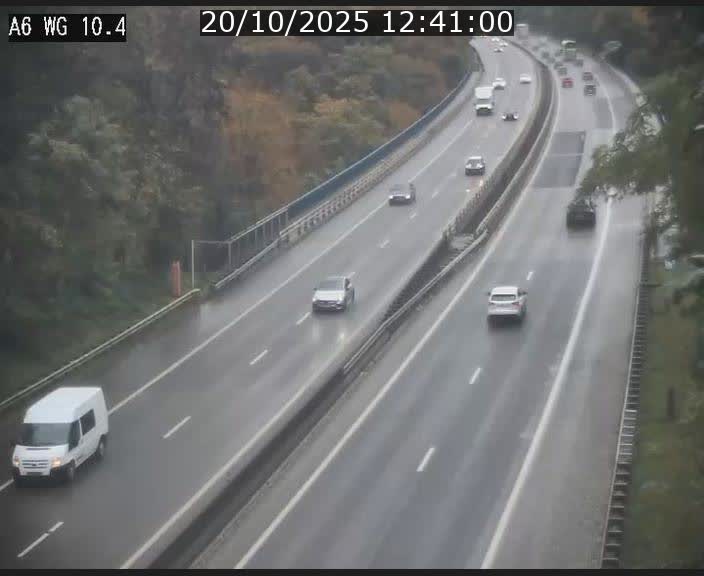 Traffic live webcam Luxembourg Mamer - A6 - BK 10.4 - direction Luxembourg/France/Allemagne