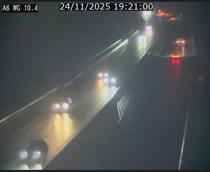 Traffic live webcam Luxembourg Mamer - A6 - BK 10.4 - direction Luxembourg/France/Allemagne