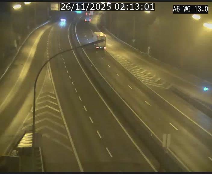 Traffic live webcam Luxembourg Mamer - A6 - BK 13 - direction Luxembourg/France/Allemagne