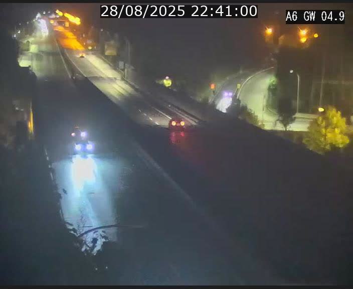 Traffic live webcam Luxembourg Croix de Cessange - A6 - BK 4.9 - direction Belgique