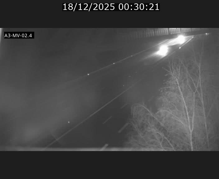 Webcam autoroute de la France (A3) au Luxembourg à Fentange, à proximité de la Croix de Gasperich. Vue orientée vers la Cloche d'Or