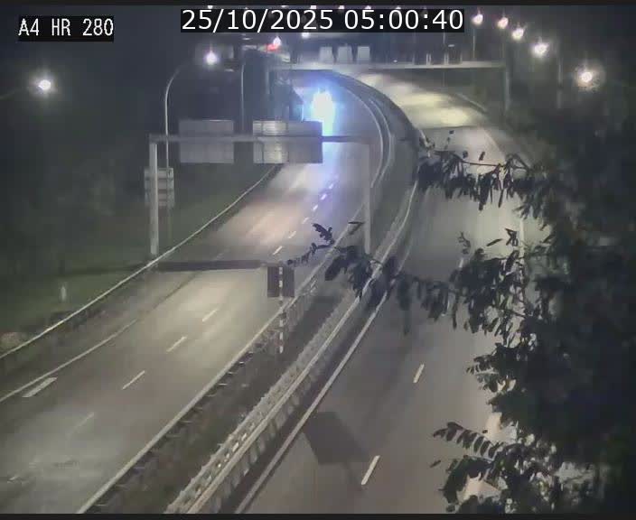 Webcam traffic A4 Luxembourg - BK 0.2 - P+R Bouillon (direction Luxembourg)