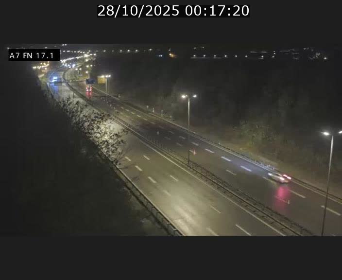 Caméra trafic Luxembourg - A7, Merscherbierg direction Mersch