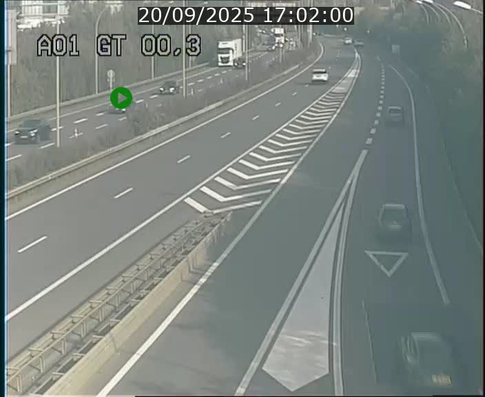 Traffic live webcam Luxembourg Croix de Gasperich - A1 direction Kirchberg - BK 0.3