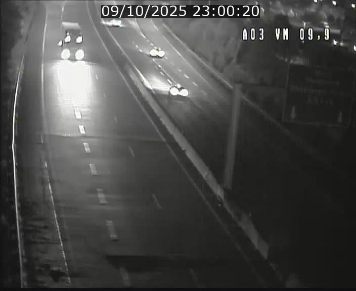 Webcam Autoroute à la Croix de Bettembourg - A3 - BK 9.9 - direction France