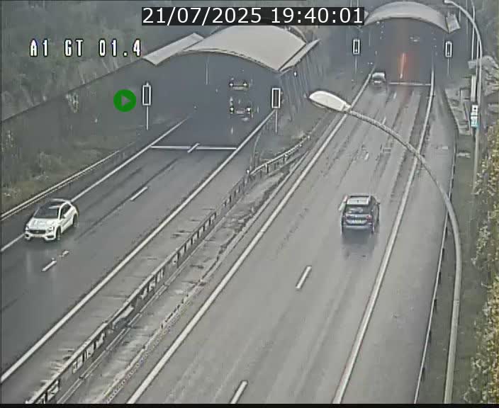 Traffic live webcam Luxembourg Hesperange - A1 direction Kirchberg - BK 1.4