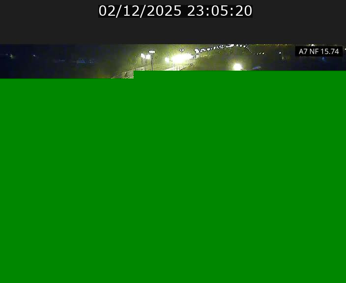 Caméra trafic Luxembourg - A7, Tunnel Mersch, entrée nord, direction Lorentzweiler