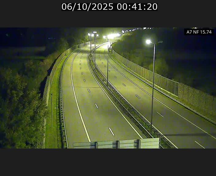 Caméra trafic Luxembourg - A7, Tunnel Mersch, entrée nord, direction Lorentzweiler