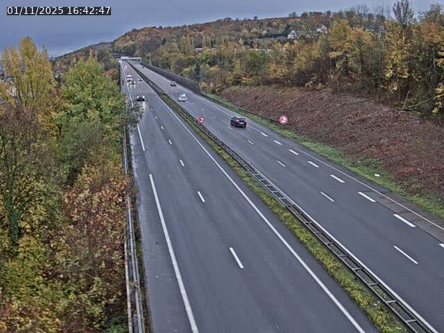 Caméra autoroute France - A30, Hayange direction Metz