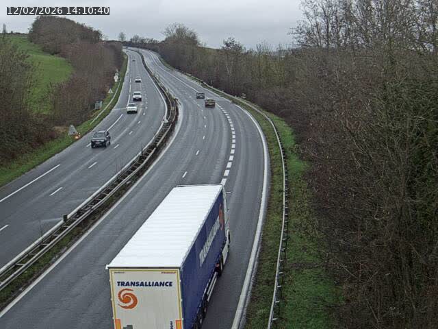 Caméra autoroute France - A33, Rosières direction Lunéville