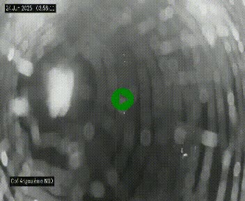 Webcam routière à la fin de la N10, en périphérique ouest d'Angouleme, proche de la jonction avec l'A10
