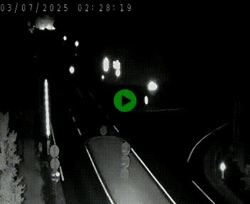 Webcam routière sur la N122 au niveau du Tunnel du Lioran. Vue de l'entrée côté Aurillac.
