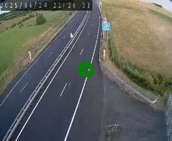 Caméra autoroute A75 à hauteur du col de la Fageole en direction de Clermont-Ferrand