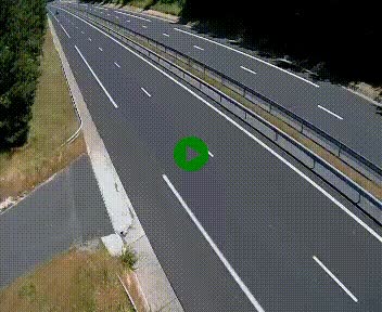 Caméra autoroute A75 à hauteur du col des Issartets en direction de Montpellier