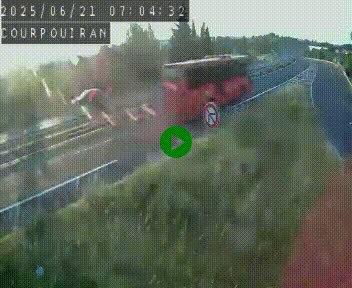 Caméra routière France - N109, Courpouiran - La plaine, en direction de Clermont l'Hérault, à la sortie de Montpellier