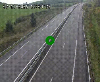 Caméra autoroutière France - A75, Montalies, à hauteur de Séverac-le-Chateau, en direction du viaduc de Millau