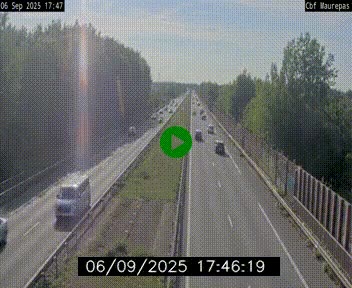 Webcam sur le périphérique de Rennes (N136) à hauteur de Maurepas, au nord de la ville