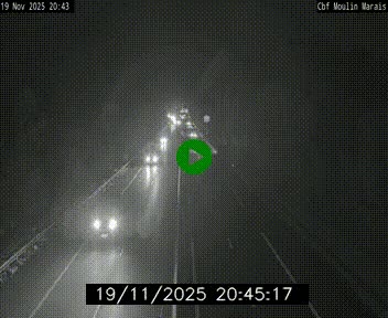 Webcam sur le périphérique de Nantes (N844) entre la Porte de Saint-Luce et la Porte d'Anjou, à l'est de la ville