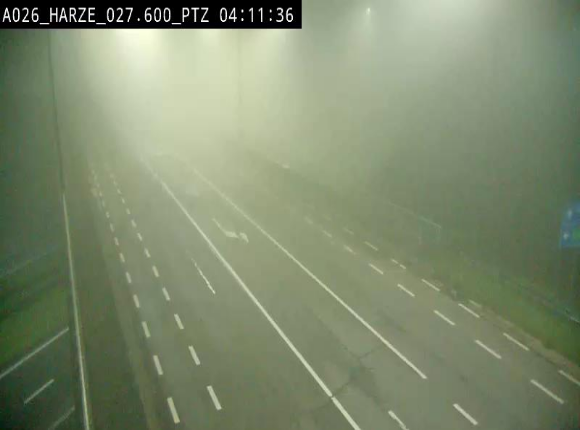 Caméra autoroute Belgique - Sougné-Remouchamps,E25 direction Luxembourg