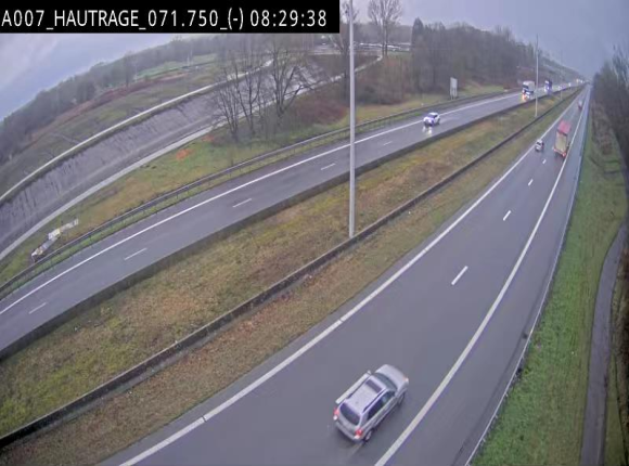 Webcam autoroute Belgique - Hautrage - E19 - BK 71.7