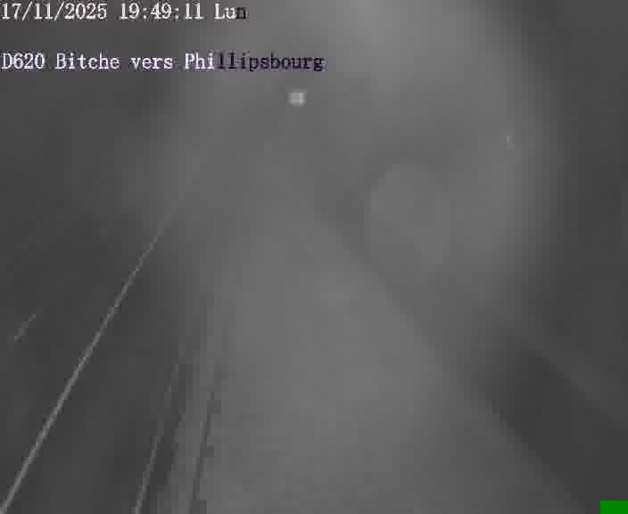 Webcam sur la D620, sur le contournement de Bitche. Vue orientée vers Philippsbourg