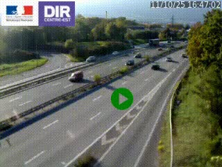 Webcam sur la Nationale 201 à hauteur de la sortie Chambéry-Nord, avant à la jonction entre l'A41 et l'A43, en direction de Lyon