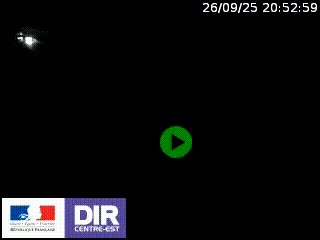 Webcam au niveau du col de Bois Clair à hauteur de Cluny sur la N79. Vue orientée vers Mâcon
