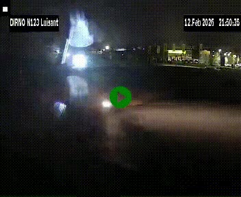 Webcam en périphérie de Chartres sur la N123, à hauteur de Luisant. Vue orientée vers Chartres