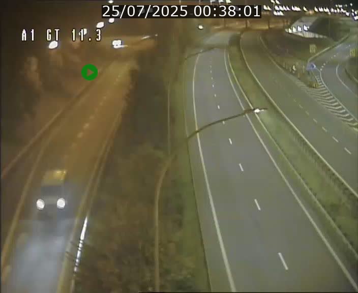 Traffic live webcam Luxembourg Senningerberg - A1 direction Allemagne - BK 11.3