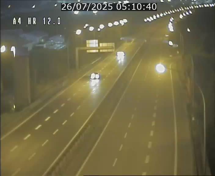 Traffic live webcam Luxembourg Jonction Foetz - A4 - BK 12.0 - direction Esch sur Alzette