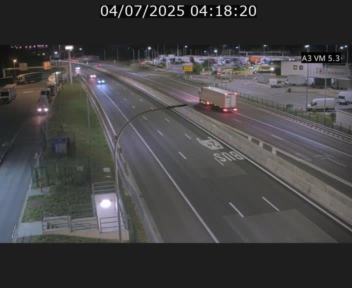 Traffic live webcam Luxembourg Aire de Berchem - A3 - BK 5 - direction France