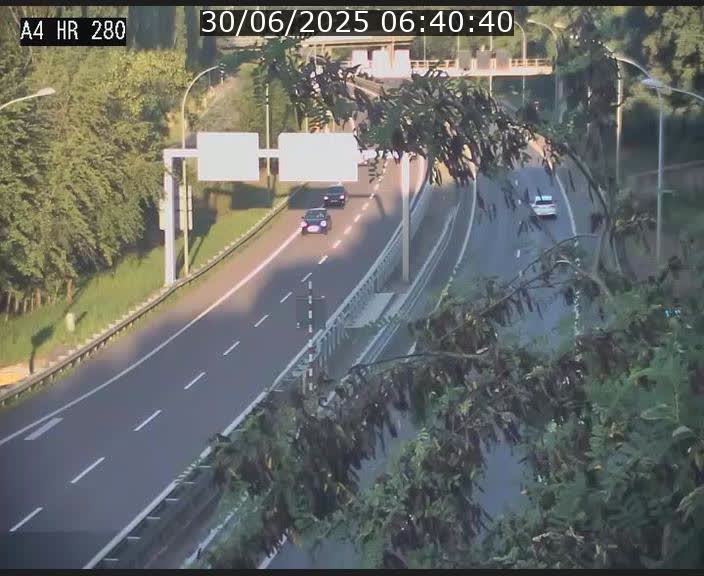 Webcam traffic A4 Luxembourg - BK 0.2 - P+R Bouillon (direction Luxembourg)