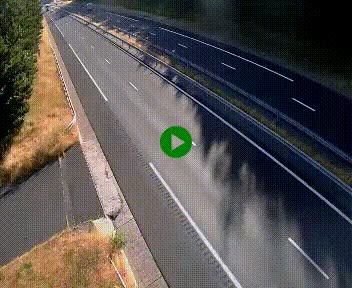 Caméra autoroute A75 à hauteur du col des Issartets en direction de Montpellier