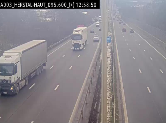 Webcam autoroute Belgique - Herstal - E40 direction Aix-la-Chapelle - BK 97