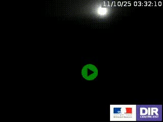 Webcam routière sur la RN7 à hauteur de Toulon-sur-Allier, entre Moulins et Vichy