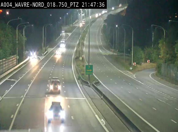 Webcam traffic E411(A4) - BK 18.7 - Bierges (Wavre Nord)