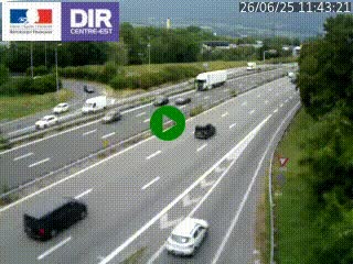 Caméra routière à hauteur de la sortie 15 Chambéry-centre au PK 4,103 en direction d'Albertville