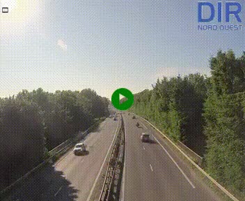 Webcam sur le périphérique de Caen (N814) à l'est de la ville, à Mondeville hauteur de la sortie 2, Presqu'île-Rives de l'Orne, au bout de l'autoroute A13