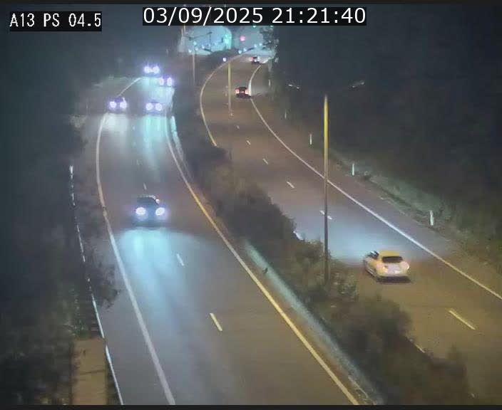 Traffic live webcam Luxembourg Differdange - A13 direction Esch-sur-Alzette - BK 4.5