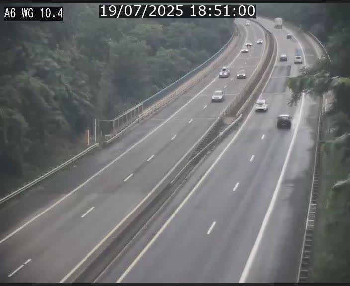Traffic live webcam Luxembourg Mamer - A6 - BK 10.4 - direction Luxembourg/France/Allemagne